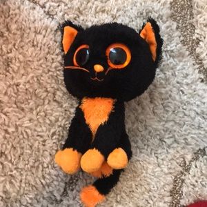 Halloween cat beanie boo